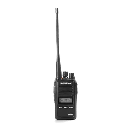 Dynascan V-600 Walkie Profesional VHF 5W IP67 con 256 Canales