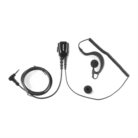 Jetfon JDR-1704 E/C Microauricular Profesional con Conector Y-VX para Yaesu, Vertex y Dynascan