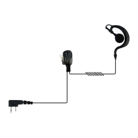 Jetfon JR-1701 EIL/C Microauricular Profesional Conector S Acodado