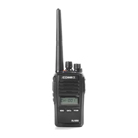 Walkie Talkie UHF Profesional Kombix RL-120U Resistente IP67 para Caza e Industria