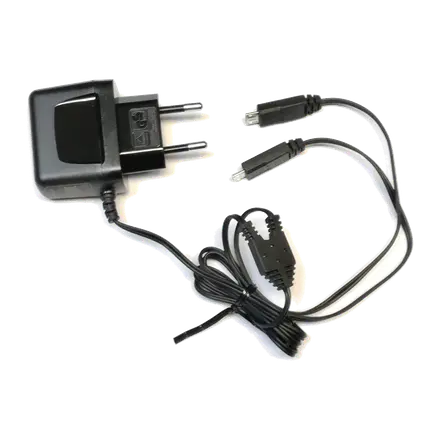 Cargador Motorola T62 T82 T92 salida doble micro-USB