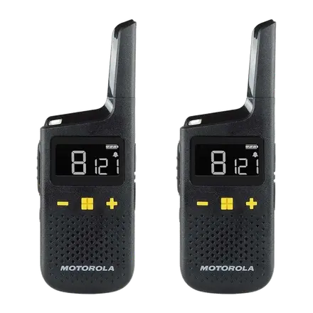 Pack Walkies MOTOROLA XT185 con bases de carga y micro-auriculares