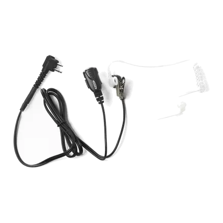 Jetfon JR-1803 E/C Microauricular Tubo Acústico Conector Doble M para Motorola y Yaesu