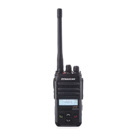 Dynascan LP-50 Walkie Talkie PMR-446 Profesional IP67 con Pantalla LCD y USB-C