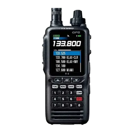 Yaesu FTA-850L Walkie banda aérea ILS, VOR y GPS