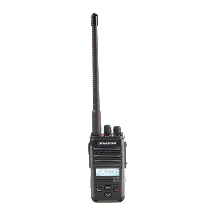 Dynascan LP-66 Walkie Profesional VHF 66-88 MHz IP67 con 400 Canales