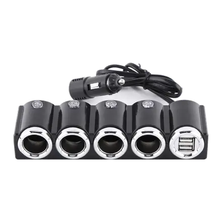 PNI Lighter 04 Toma múltiple de mechero 4x12V/24V+2XUSB