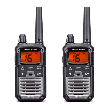Midland XT70-PRO Pareja Walkies PMR-446 uso libre