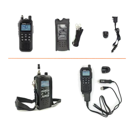 Pack walkie CB Jopix CB-514 + Funda + Kit para automóvil