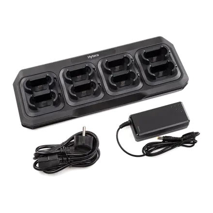 Hytera CM31 Cargador múltiple de 8 posiciones para S1 y S1 Pro