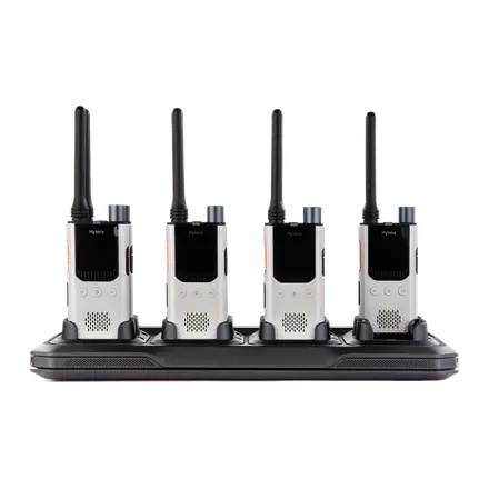 Pack 8 Hytera S1 Pro UHF (blanco) + cargador múltiple