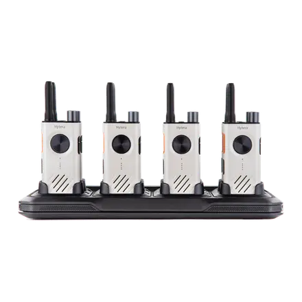Pack 8 Hytera S1 UHF (Blanco) + cargador múltiple