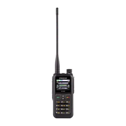 Dynascan UV-202 Transceptor Doble Banda VHF/UHF 5W IP67 para Radioafición