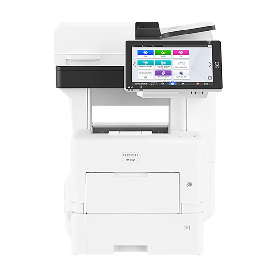 Multifunción monocromo Ricoh IM 550F con panel táctil